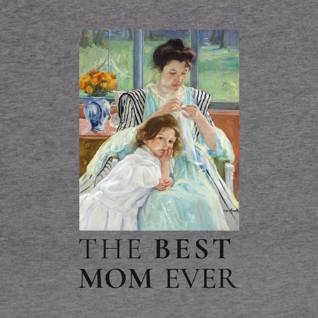 THE BEST KNITTING MOM EVER FINE ART VINTAGE STYLE CHILD AND MOTHER OLD TIMES. by the619hub